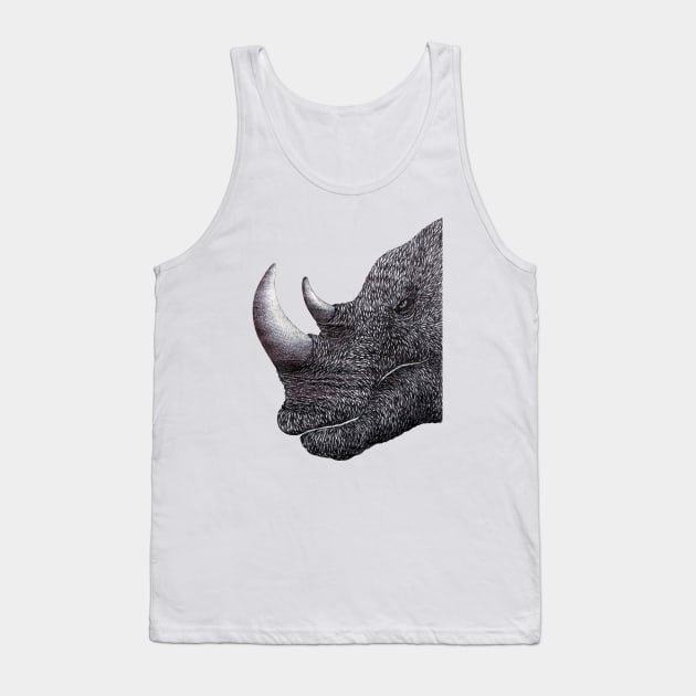 Rhino Tank Top by GeeTee